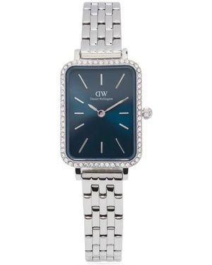 Daniel Wellington Quadro Lumine Bezel 5-Link Arctic 26Mm - Blau