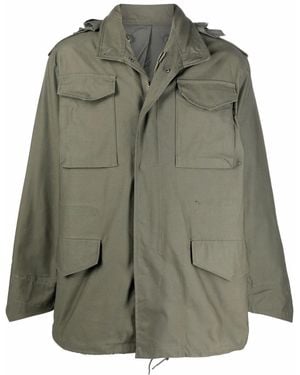 Alpha Industries Detachable Hood Coat - Green