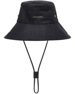 Jacquemus Denim Bucket Hat - Black