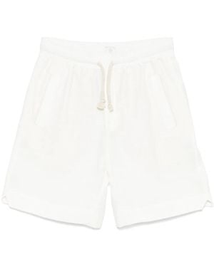 Eleventy Textured Bermuda Shorts - White