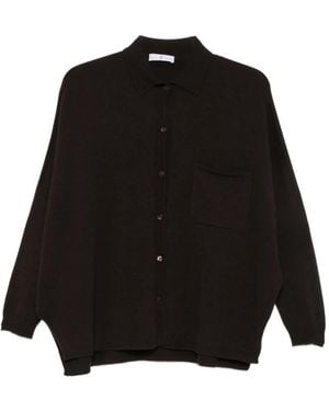 Whyci Button-Up Vest Met Borstzak - Zwart