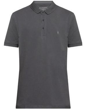 AllSaints Polo Reform Con Ricamo - Grigio