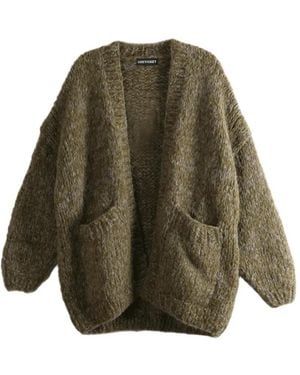Casey Casey Elsa Chunky-Knit Cardigan - Green