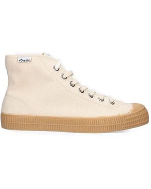 Novesta Logo-Patch High-Top Trainers - Natural