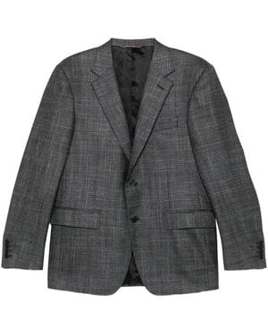 Canali Kariertes Sakko - Grau