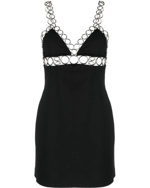 Coperni Chain-Link Mini Dress - Black