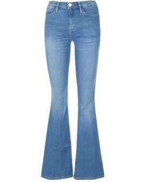 FRAME The Icon Flared Jeans - Blue