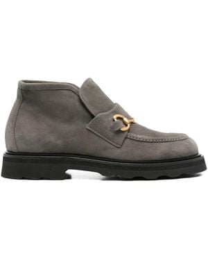 Pomme D ́Or Bottines À Détails De Chaînes - Marron