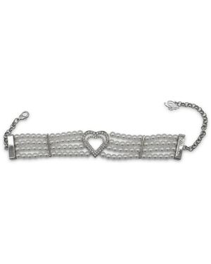 Blumarine Collar con motivo de corazón - Metálico