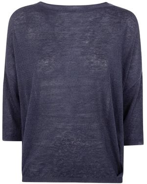 Ma'ry'ya Loose Fit Top - Blue