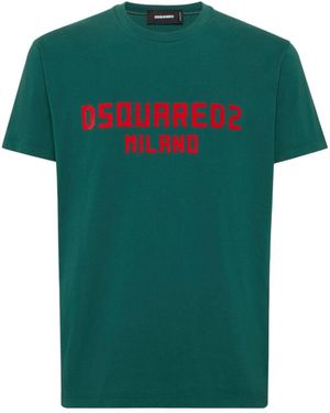 DSquared² Logo-Print T-Shirt - Green