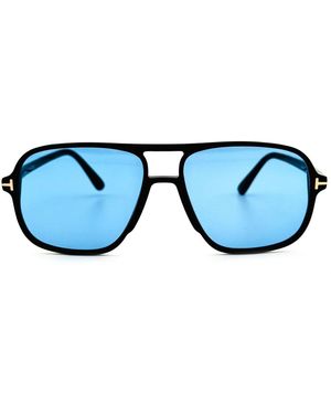 Ahlem Pilot-Frame Sunglasses - Blue