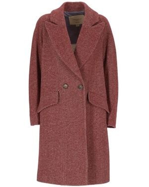 Chiara Ferragni Sophia Double-Breasted Coat - Red
