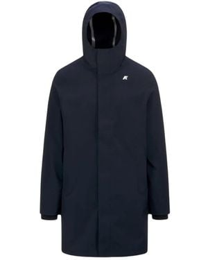 K-Way Thomas Bonded Coat - ブルー