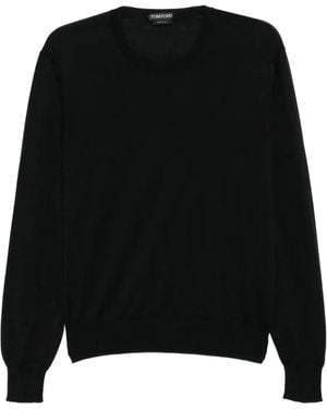 Tom Ford Crew Neck T-Shirt - Black