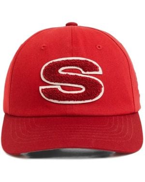 Stussy Chenille S Cap - Red