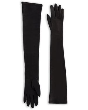 Ermanno Scervino Guantes Largos - Negro