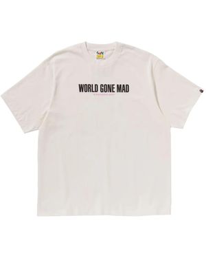 A Bathing Ape T-Shirt Con Logo - Bianco