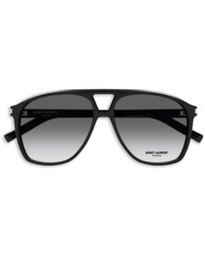Saint Laurent Gafas de sol con montura cuadrada - Negro