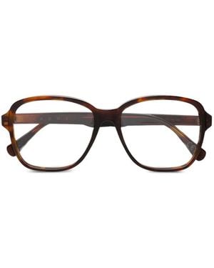 Marni Tortoiseshell-Effect Square-Frame Glasses - Black