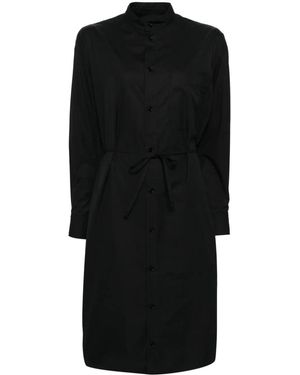 Lemaire Drawstring Shirt Dress - Black