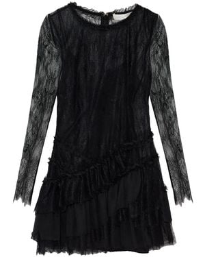 LoveShackFancy Robe Courte Amberleigh - Noir