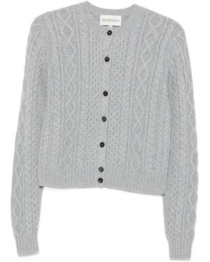 Bompard Cárdigan De Punto De Ochos - Gris