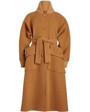 Patou Jas Met Gestrikte Taille - Bruin