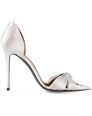 Giuseppe Zanotti Lumière Rhinestone-Embellished Heeled Sandals - White