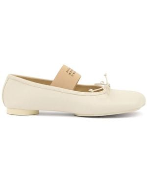 MM6 by Maison Martin Margiela Anatomic フラットシューズ - ナチュラル