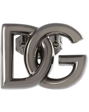 Dolce & Gabbana Dgロゴ シングルピアス - グレー