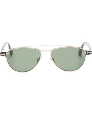 Tom Ford Anthony02 Pilot Sunglasses - Green