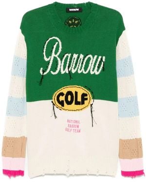 Barrow Pull À Logo En Intarsia - Vert