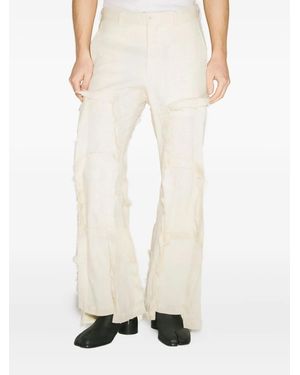 Comme des Garçons Pantaloni Sartoriali Con Frange - Neutro