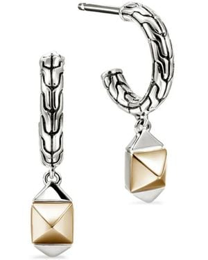 John Hardy Icon Stud Earrings - White