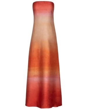 Baobab Lola Open-Back Maxi Dress - Red