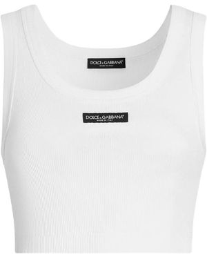 Dolce & Gabbana Dolce & Gabbana Tank Top - White