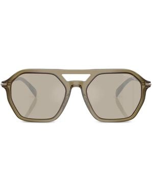 Michael Kors Jackson Hole Sonnenbrille Mit Geometrischem Gestell - Grau