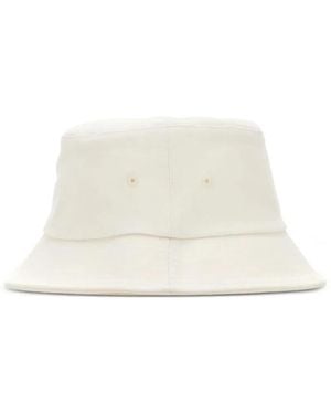 Tekla Organic-Cotton Bucket Hat - White