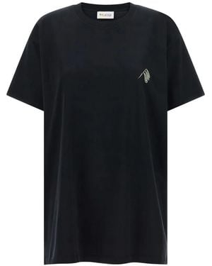 The Attico Il Primo Bagno Cotton T-Shirt - Black