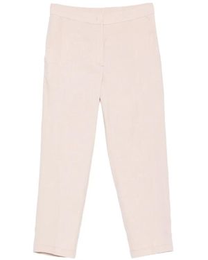 Seventy Elasticated-Waistband Trousers - White