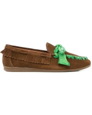 Toral Shoes Dalma Loafers - Green