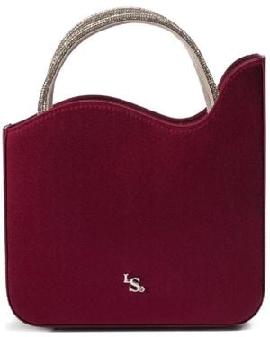 Le Silla Ivy ビジュートリム ハンドバッグ S - パープル