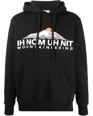 ih nom uh nit Hoodie Mit Logo - Schwarz