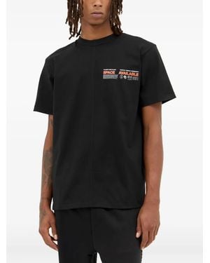 Space Available Radical Plastic T-Shirt - Black
