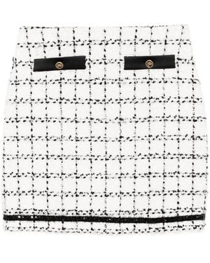 Karl Lagerfeld Bouclé-Rock - Weiß