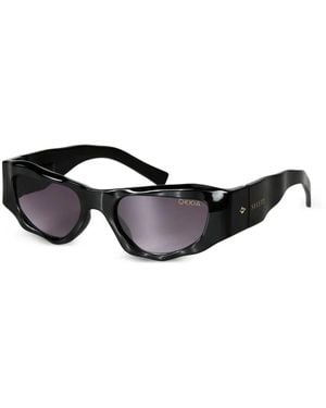 Seletti X Okkia Colorado Wavy-Frame Sunglasses - Black