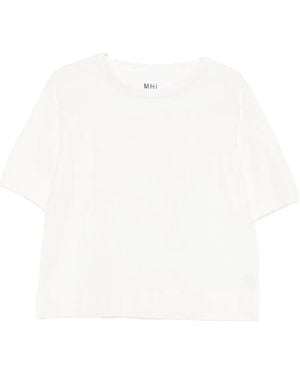 MHL by Margaret Howell Raglan-Sleeve T-Shirt - White