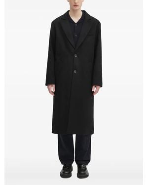 A.P.C. Einreihiger Mantel - Schwarz
