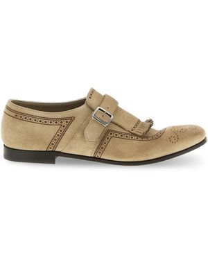 Church's Shangai Front-Fringes Buckle Loafers - Brown